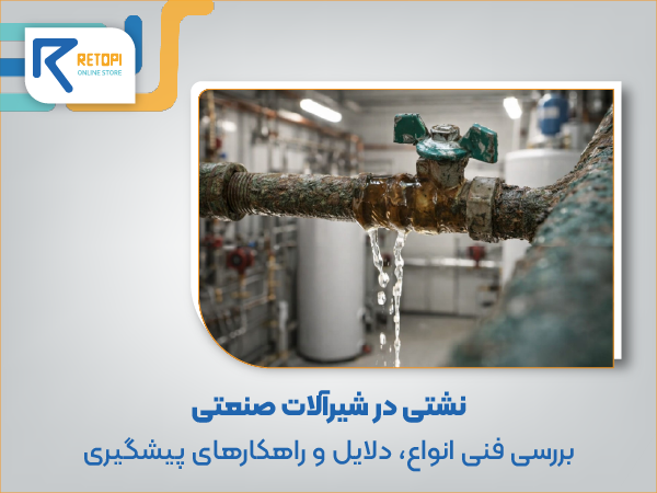 نشتی در شیرآلات صنعتی