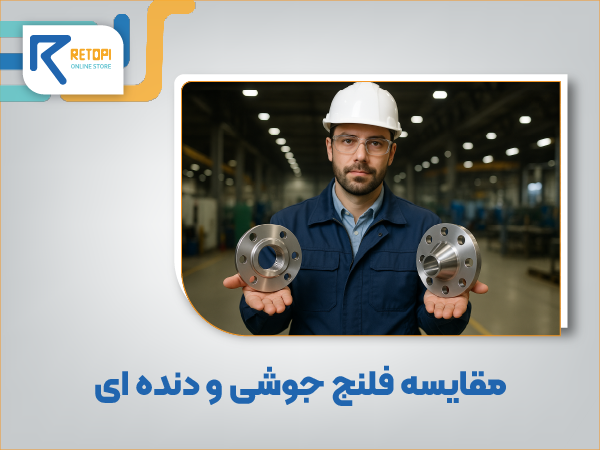 مقایسه فلنج جوشی و دنده ای