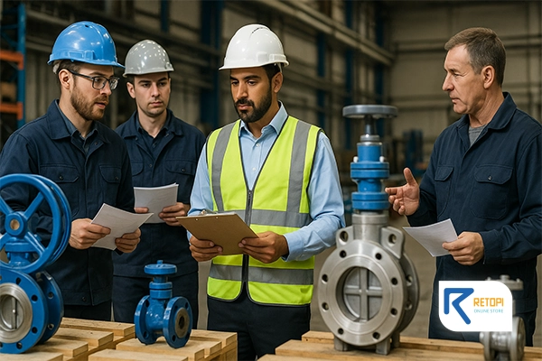 بازرسی شیرآلات صنعتی
