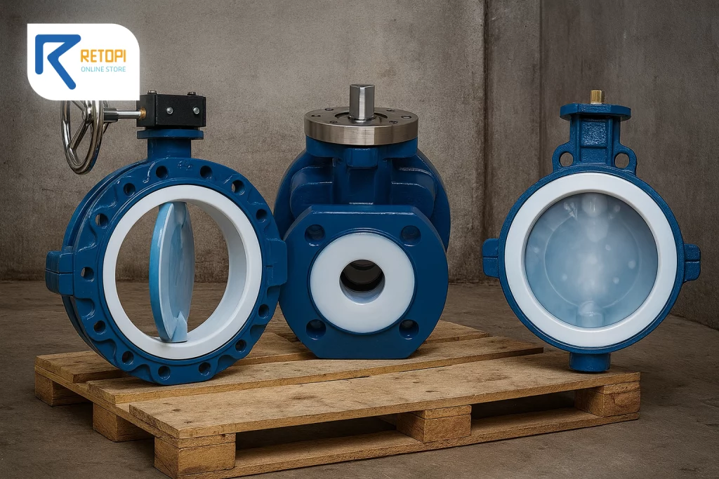 شیرآلات با لاینر ptfe