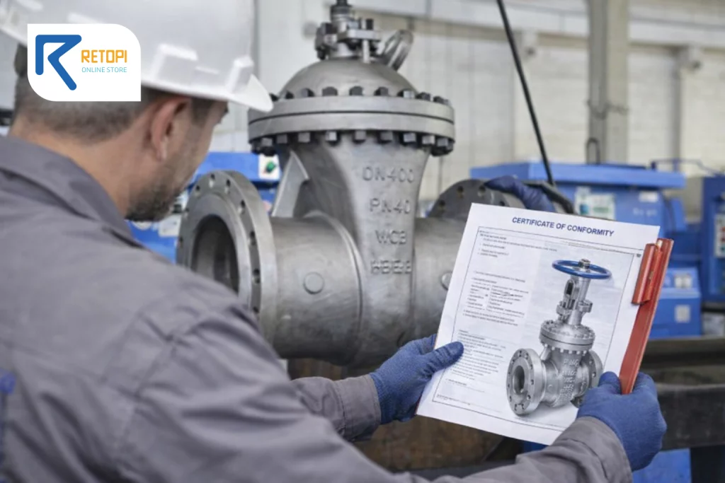 چک کردن شیر با سرتیفیکیت