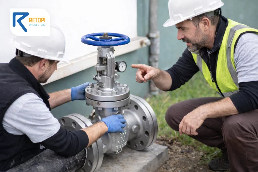 نظارت بر نصب شیرآلات