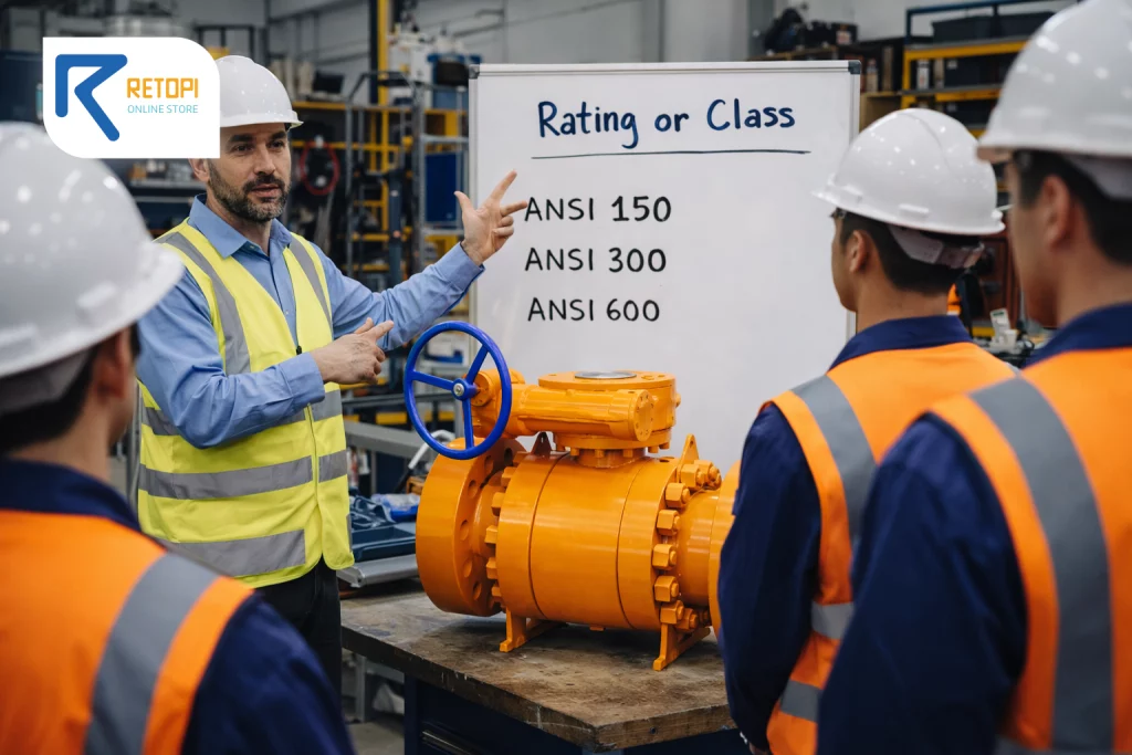 فرق کلاس و rating شیرآلات صنعتی