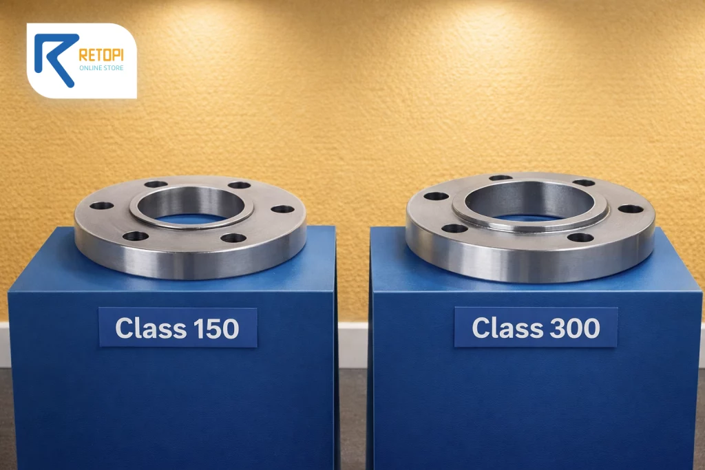 فلنج کلاس 300 و فلنج کلاس 150