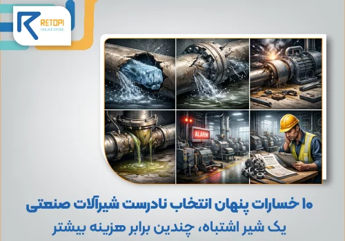 انتخاب نادرست شیرآلات صنعتی