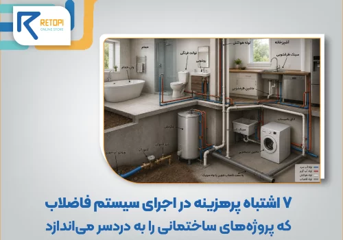 7 اشتباه فاضلاب