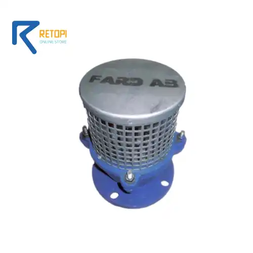 سوپاپ مکش چدنی با توری استیل