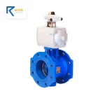 شیر پروانه ای فلنجدار گیربكسی چدنی با جک بادی میراب