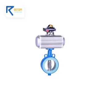 شیر پروانه ای ویفری با عملگر بادی