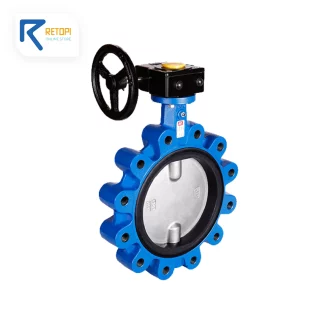 شیر پروانه ای ویفری گیربكسی لاگ چدنی میراب