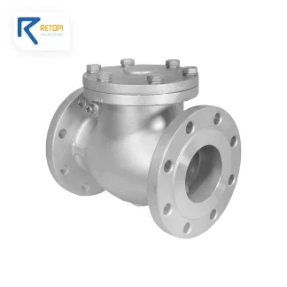 شیر یکطرفه فولادی