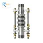 لرزه گیر آکاردئونی دوجداره سردنده استیل مهاردار ارتعاشات صنعتی