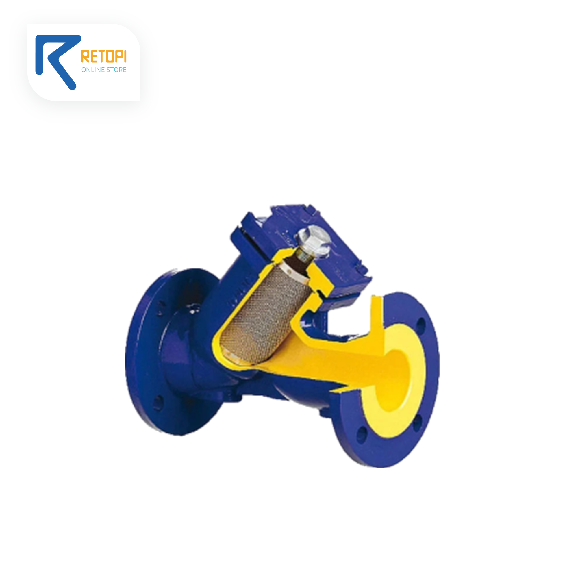 صافی فلنجدار چدنی زتکاما