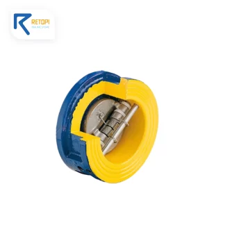 شیر یکطرفه دبل پلیت چدنی زتکاما